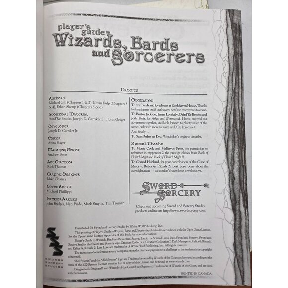 Sword & Sorcery Players Guide Bundle Fighters Barbarians Wizards Rangers Rogues - Picture 5 of 14